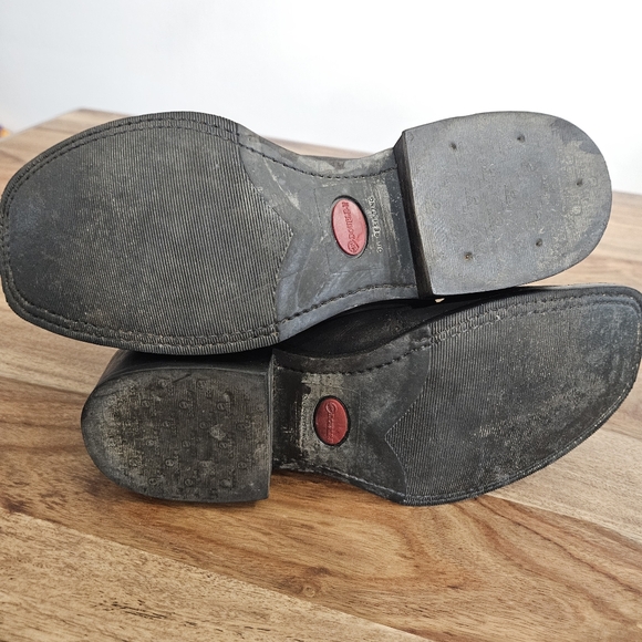 Double H Mens Black  Pull On Cowboy Western Boots Size 8.5 EE Square Toe - Picture 12 of 16